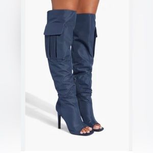 Shoe Dazzle Harriette Heeled Boots